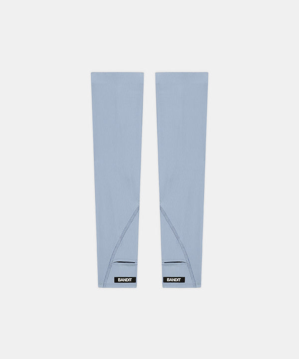 Striped Cadence™ Compression Sleeves - Steel Horizon / Pavilion Blue