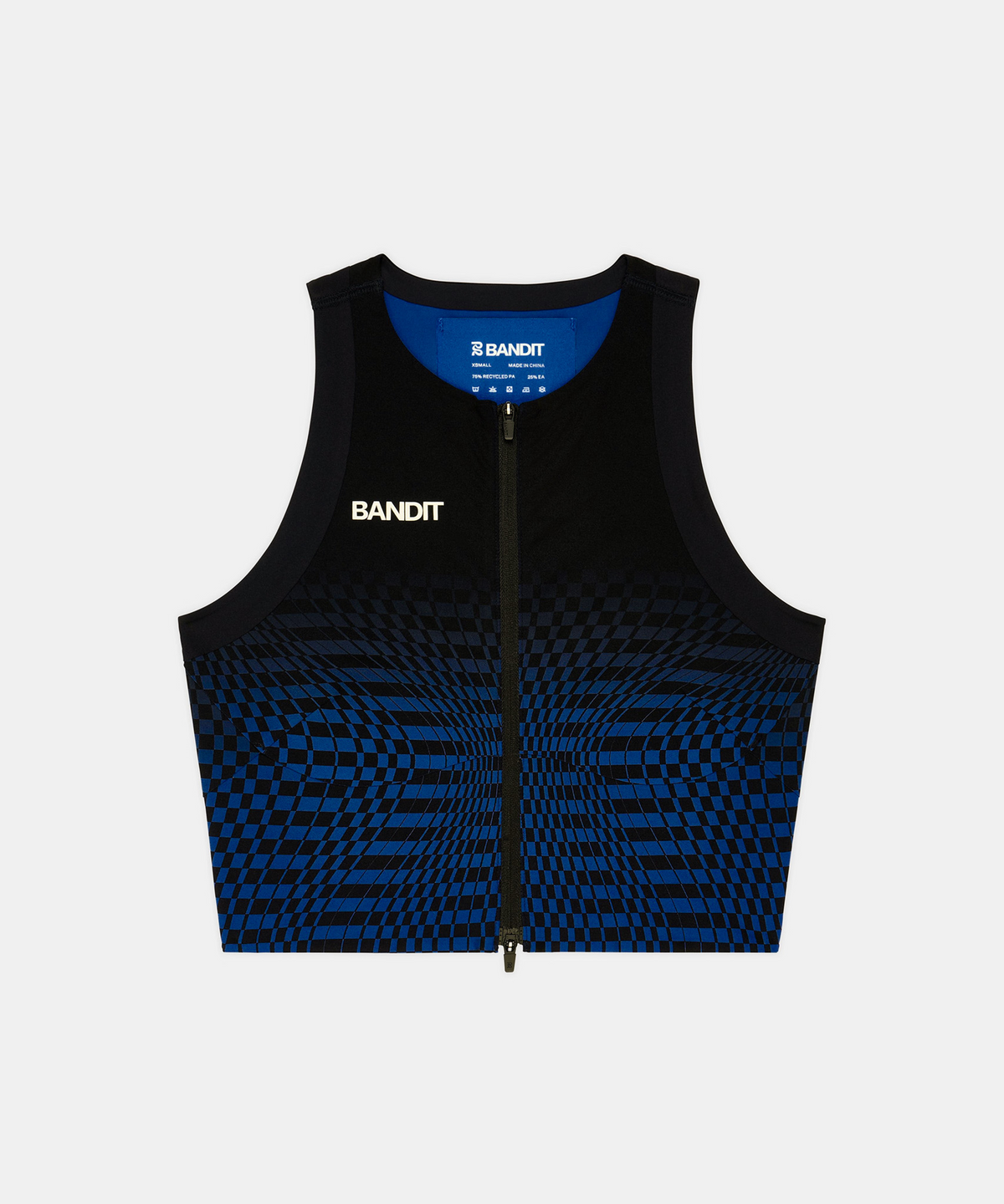 Women's Adapto™ 2-Way Zip Race Crop - Bauhaus Blue