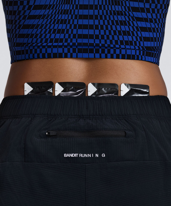 Women's CoolGrid™ 2-in-1 Run Shorts - Black