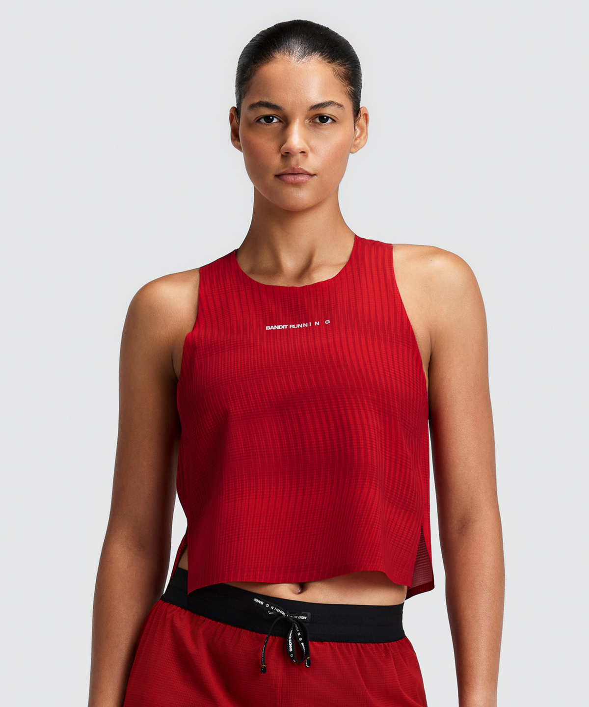 Women's CoolGrid™ Race Singlet - Oxide Red