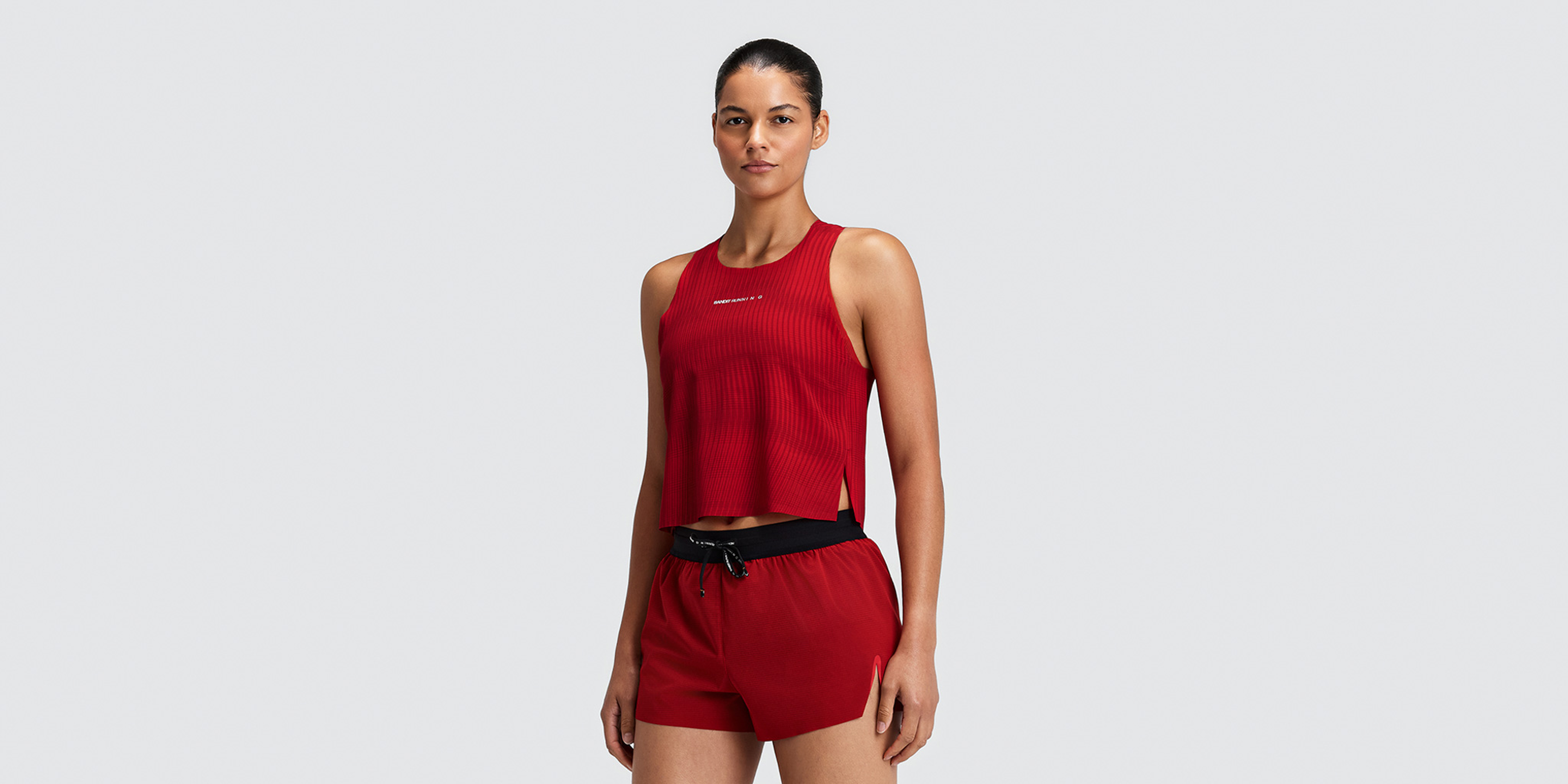 Women's CoolGrid™ Race Singlet - Oxide Red