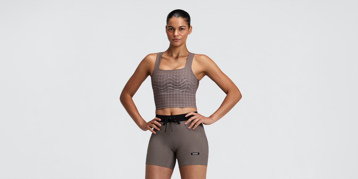 Women's Vanisher™ Square Neck Race Crop - Cocoa