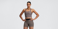 Thumbnail of Women's Vanisher™ Square Neck Race Crop - Cocoa