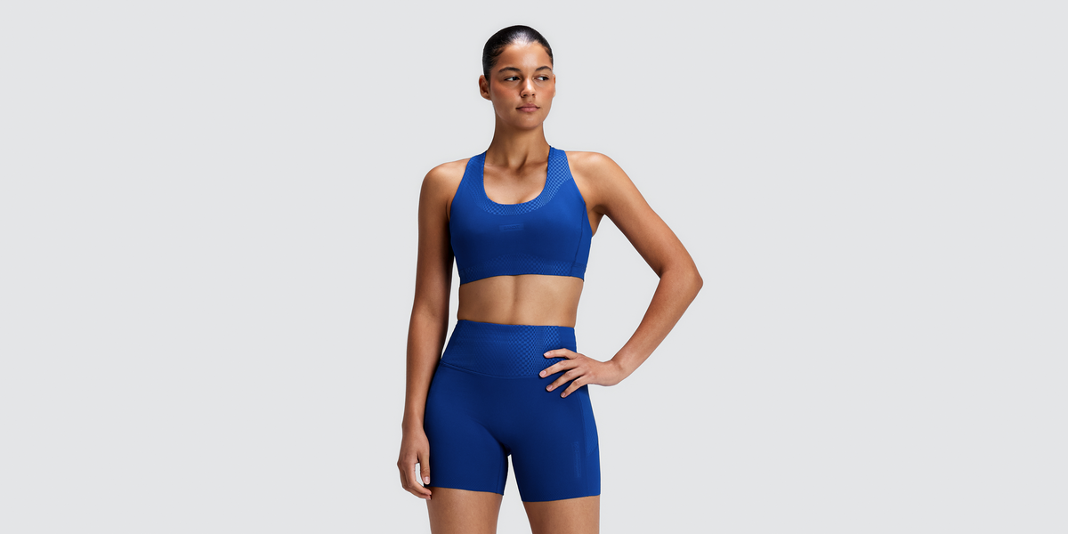 Women's Vanisher™ Threshold Run Bra - Bauhaus Blue