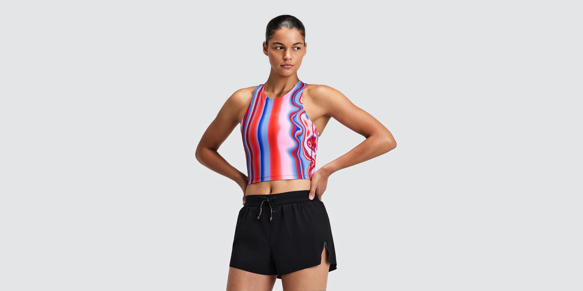 Women's Vanisher™ Race Crop - Melted Stripe Gradient