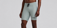 Thumbnail of Men's Striped Cadence™ Half Tights - Lagoon / Copal