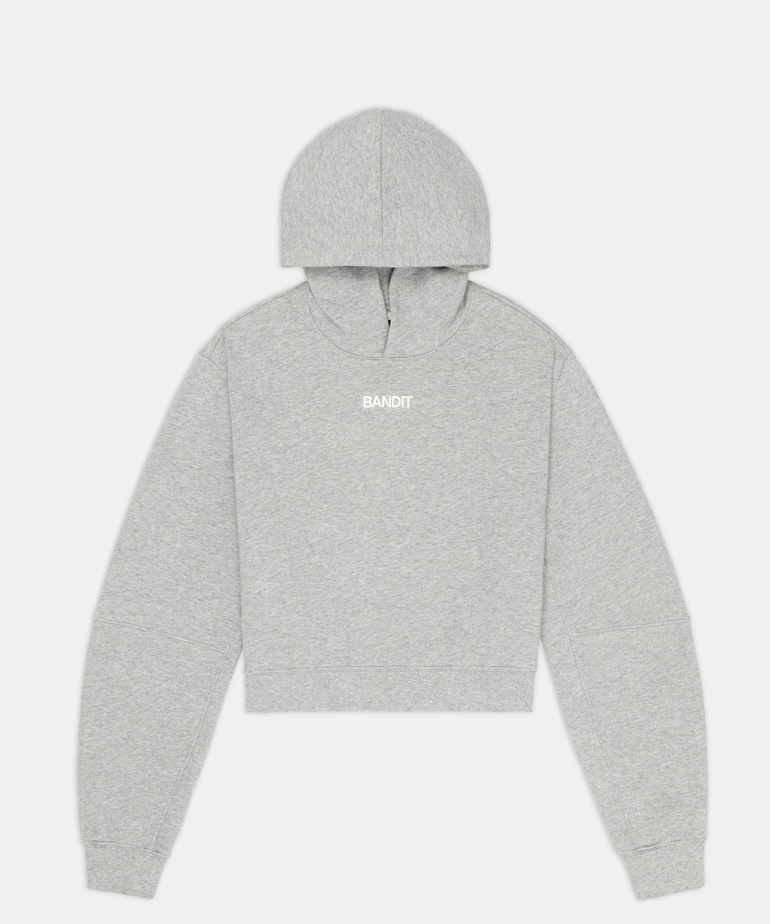Women's Stitch Logo Cropped Hoodie - Heather Grey