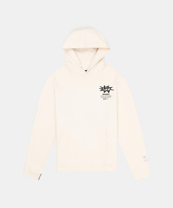 Cotton Fleece "Loyal to the Soil" Hoodie, Unisex - Cream