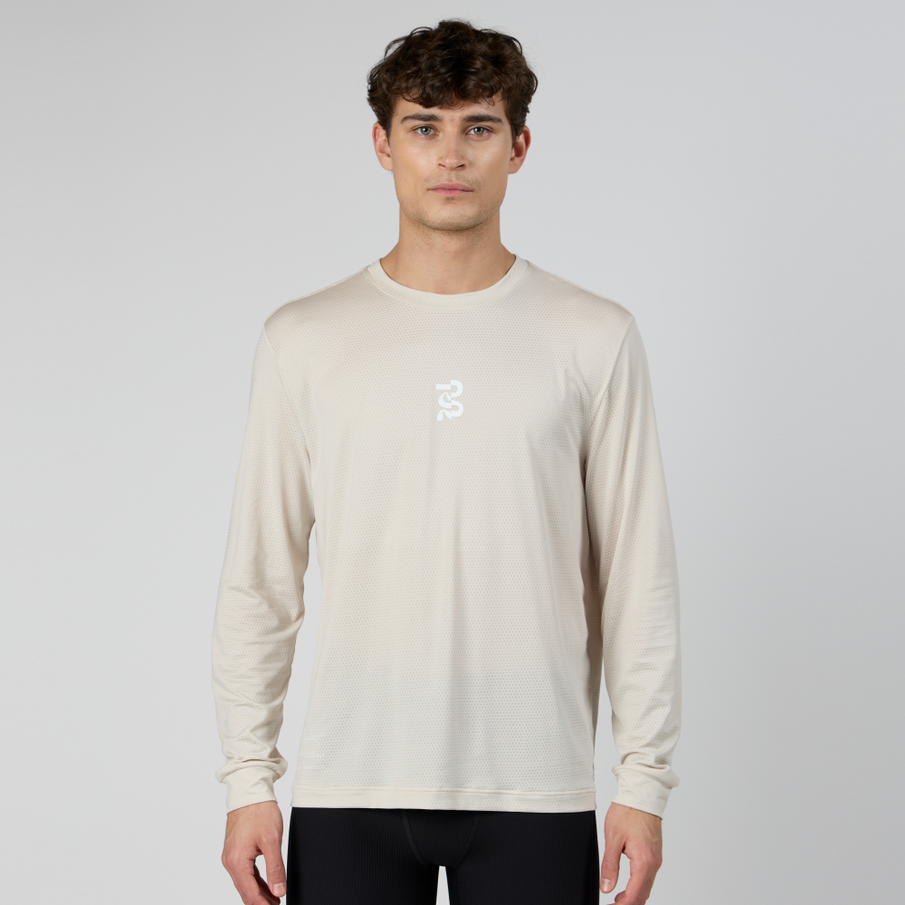 Micromesh™ Evolve Long Sleeve  Tee - Unisex, Champagne