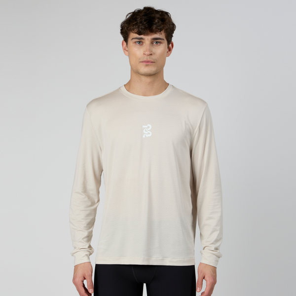 Micromesh™ Evolve Long Sleeve  Tee - Unisex, Champagne