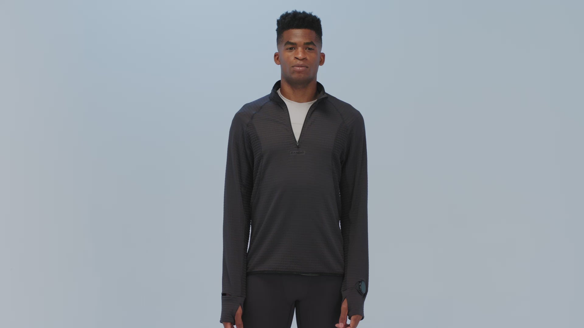 Men's CaldoGrid™ Cold Weather Quarter Zip - Shadow