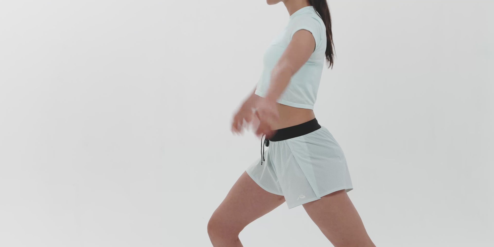 Women's Vento™ 3" Split Short - Minty Blue