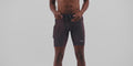 Thumbnail of Striped Cadence™ 7 Pocket Half Tights - Black / Mauve