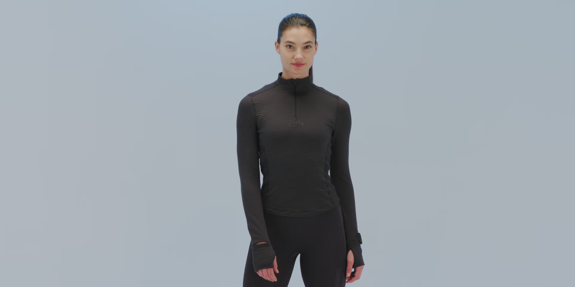 Thumbnail of Women's CaldoGrid™ Cold Weather Quarter Zip - Black
