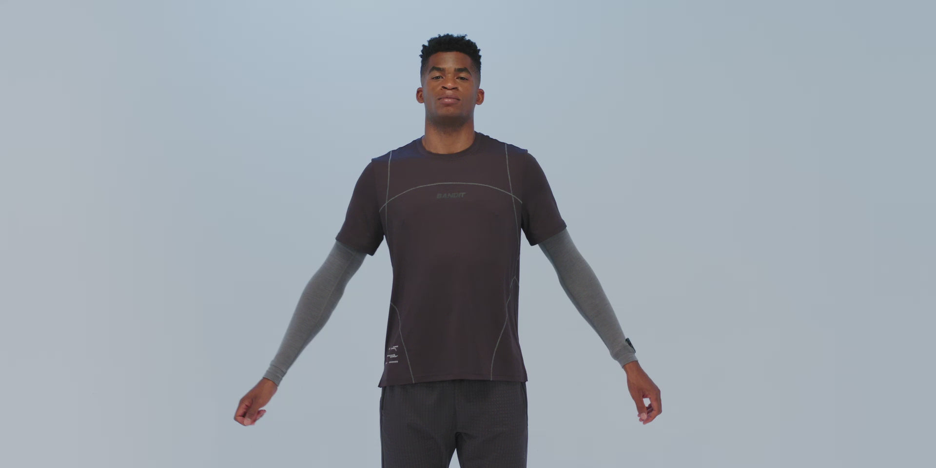 Thumbnail of Seamless Merino Compression Sleeves - Haze