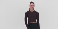 Thumbnail of Women's Mercury Seamless™ Long Sleeve Crop - Fig