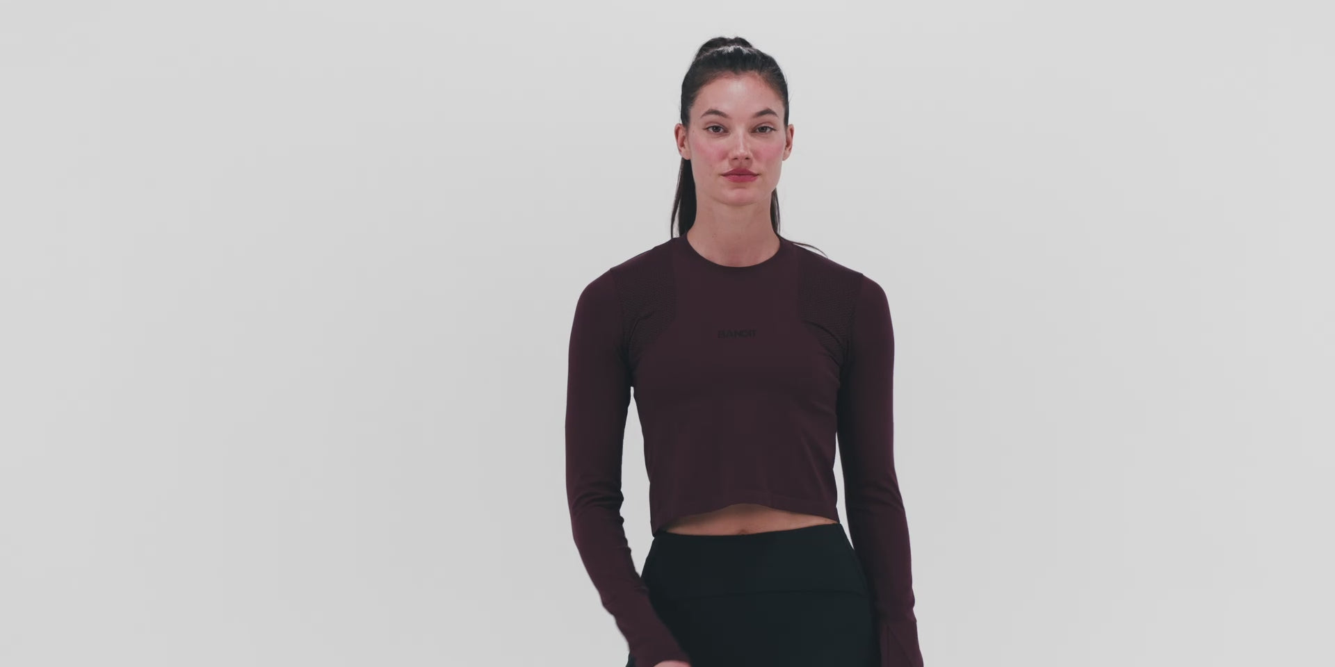 Women's Mercury Seamless™ Long Sleeve Crop - Fig