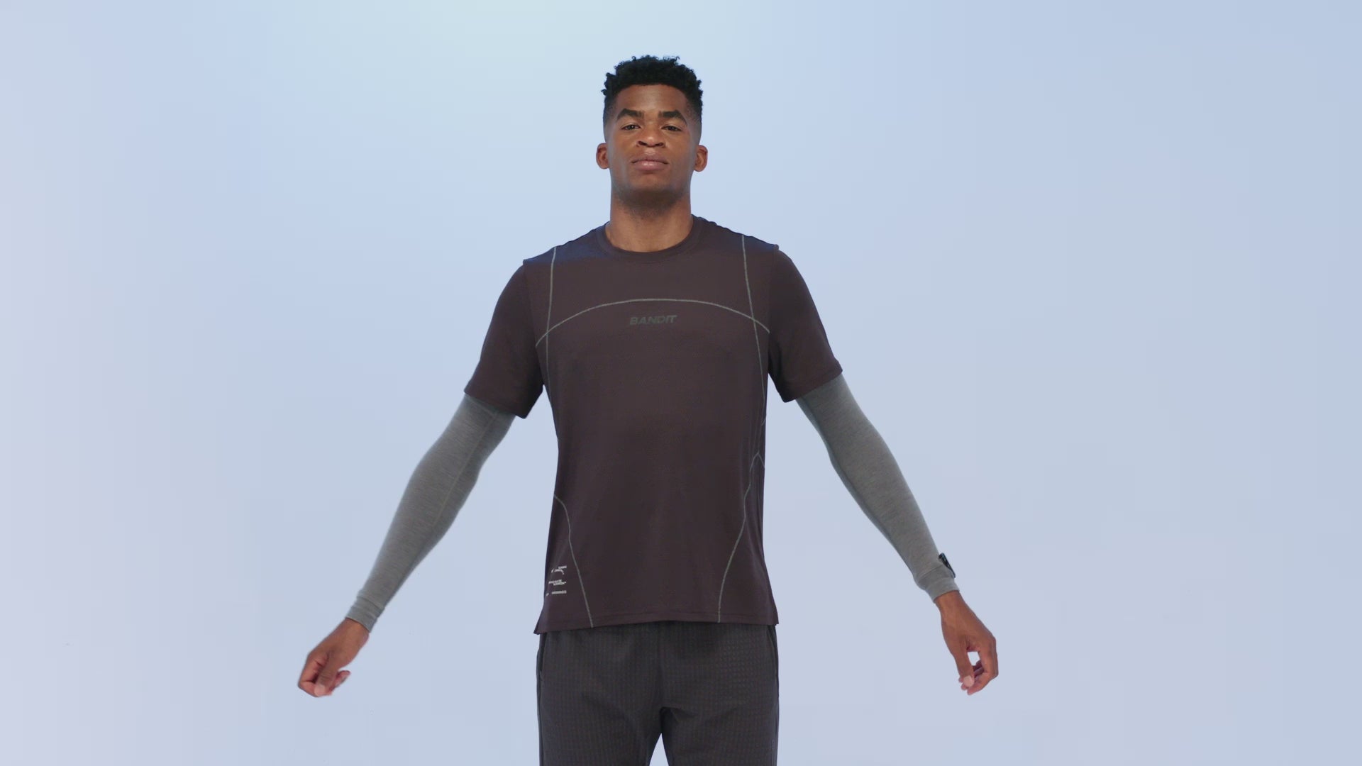 Seamless Merino Compression Sleeves - Haze