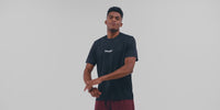 Thumbnail of Bandit Cheque Jacquard Short Sleeve Tee - Black
