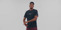 Thumbnail of Bandit Cheque Jacquard Short Sleeve Tee - Black