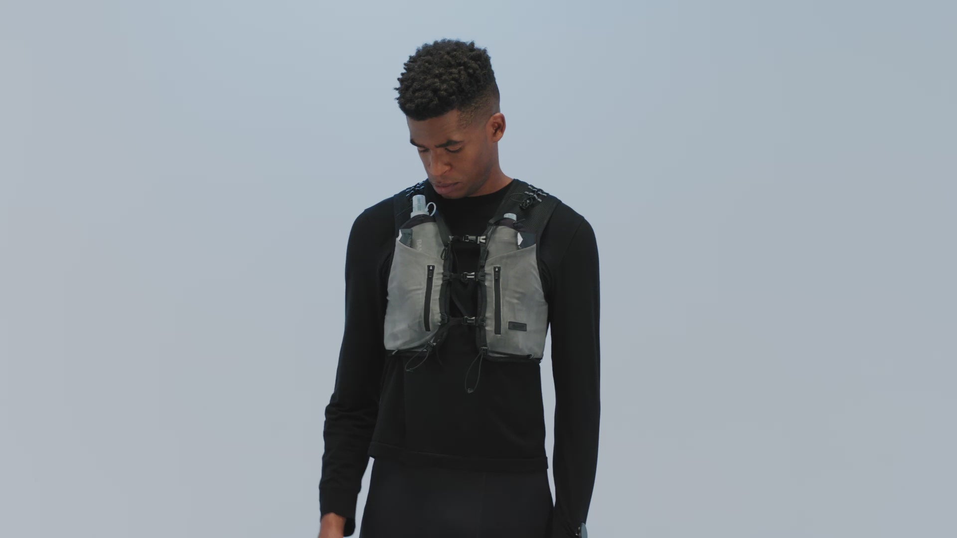 The Run Commute Vest, Unisex - Black