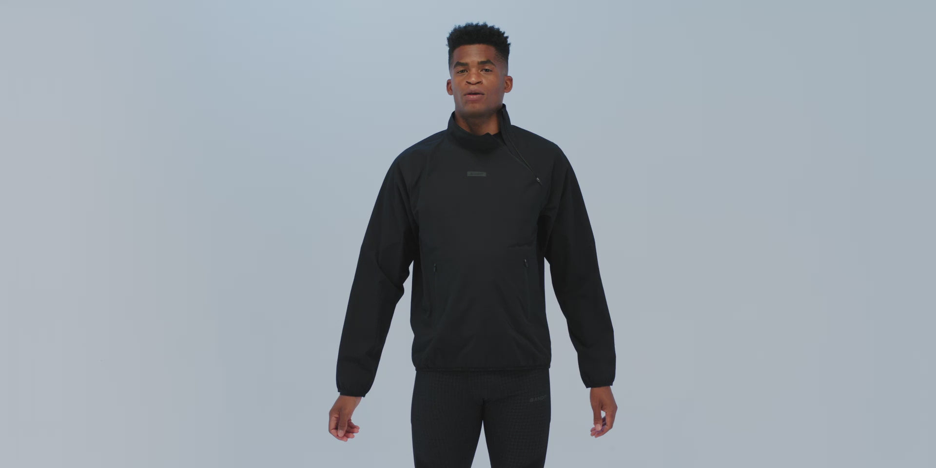 Thumbnail of Hitaishō Zip Pullover, Unisex - Black