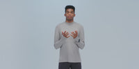 Thumbnail of Men's AuraGrid™ Mockneck Long Sleeve - Zinc