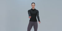Thumbnail of Women's AuraGrid™ Hooded Performance Top - Black
