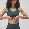 Cadence™ Scoop Neck Run Bra - Pine