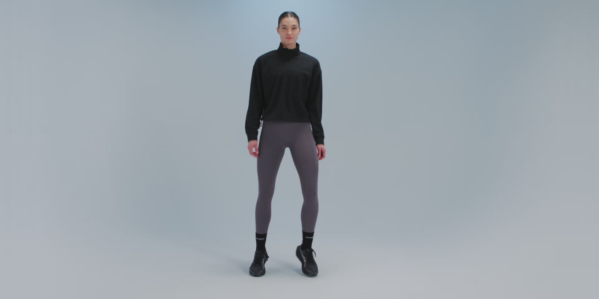 Women's MacroSoft™ Quarter Zip - Black