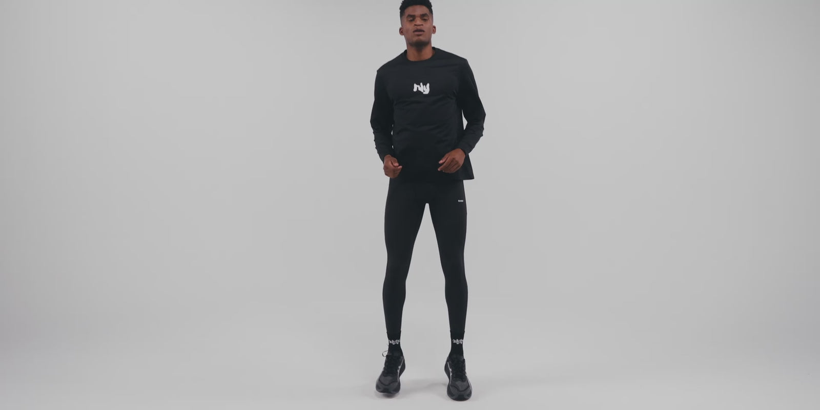 Unisex NanoMesh™ Fleura Long Sleeve - Black