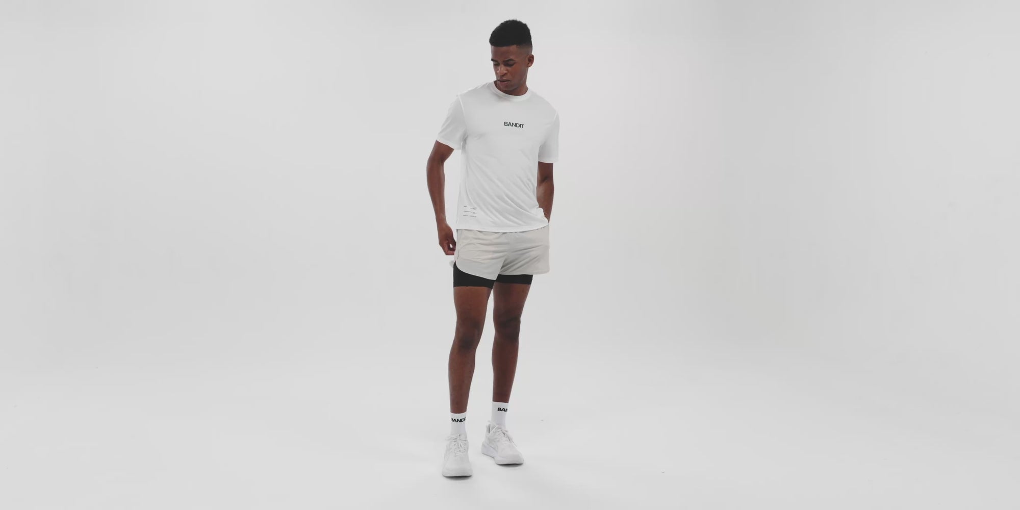 Men's Vento™ 2-In-1 Run Short - Champagne