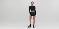 Thumbnail of Women's Mercury Seamless™ Long Sleeve Crop - Black