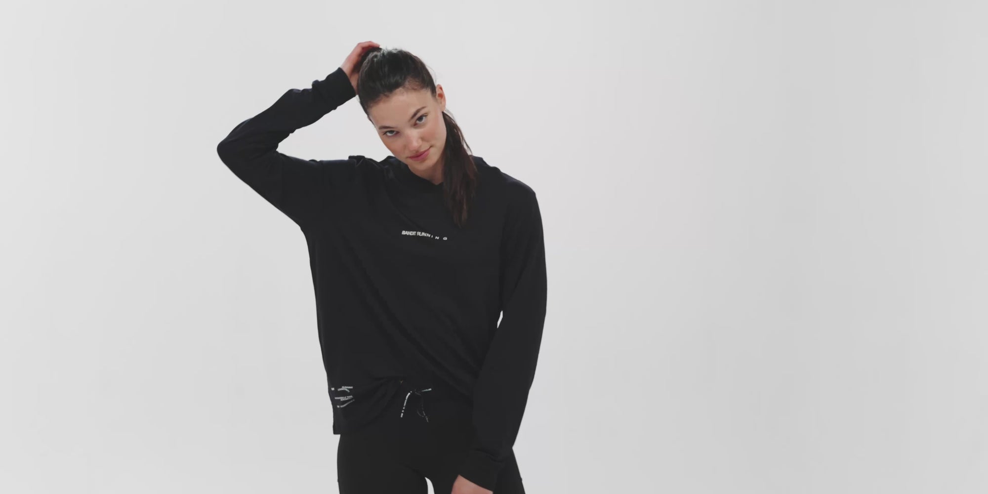 Micromesh™ Long Sleeve Performance Tee - Unisex, Black