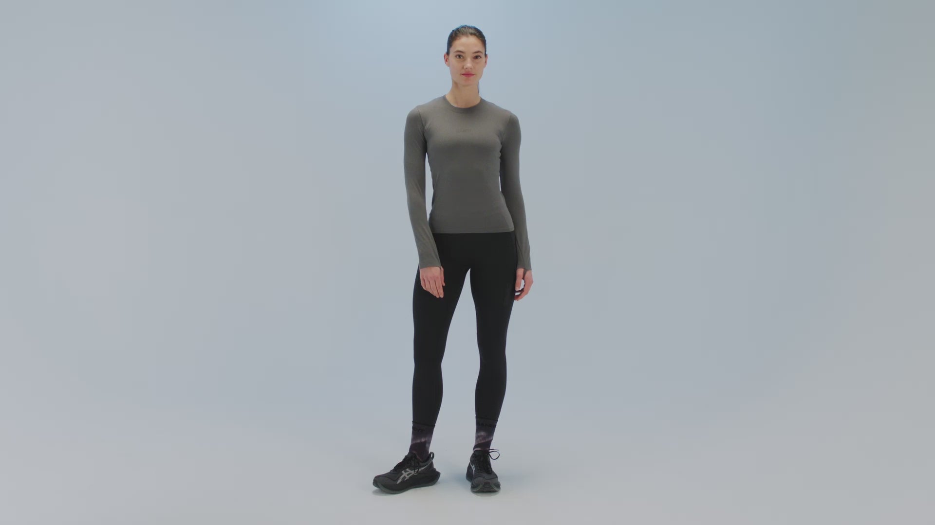 Women's Seamless Wool Blend Long Sleeve - Shadow