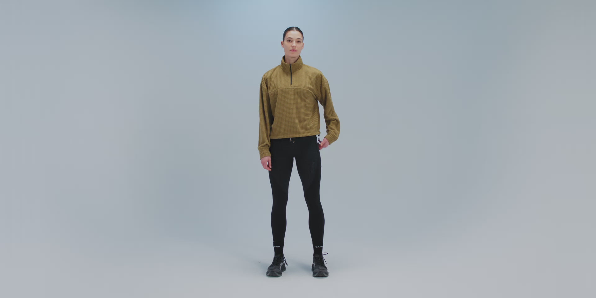 Women's MacroSoft™ Quarter Zip - Antique Brass