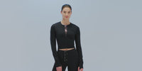 Thumbnail of Women’s Long Sleeve Fuyu™ Race Crop - Black