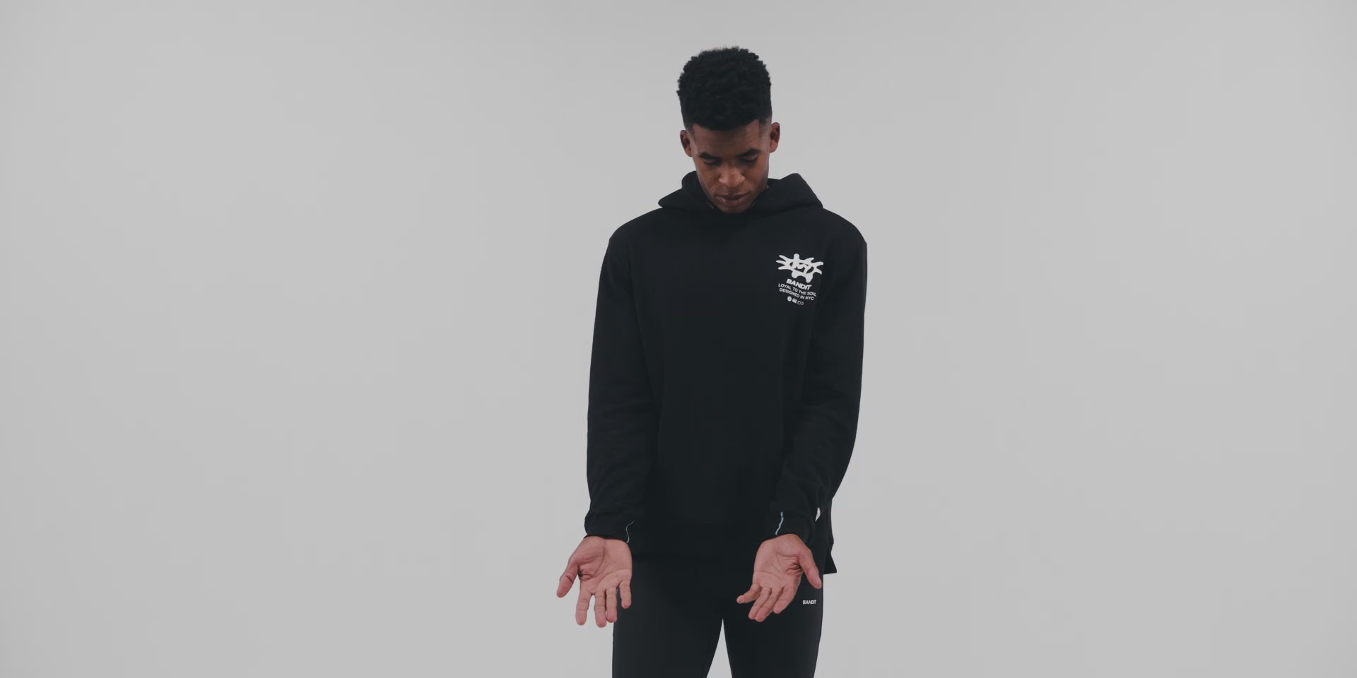 Cotton Fleece "Loyal to the Soil" Hoodie, Unisex - Black