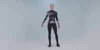 Thumbnail of Women's AuraGrid™ Mockneck Performance Top - Haze Multi