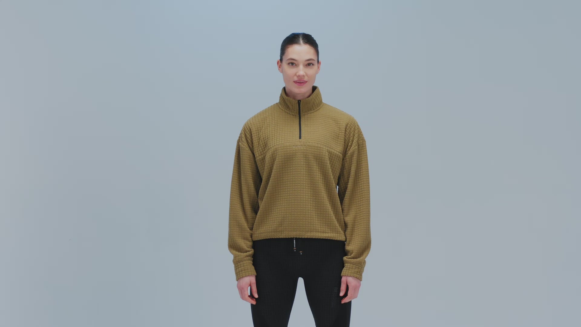 Women's MacroSoft™ Quarter Zip - Antique Brass