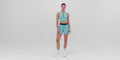 Thumbnail of Gridlock™ 5" Compression Short, Women's - Vintage Blue