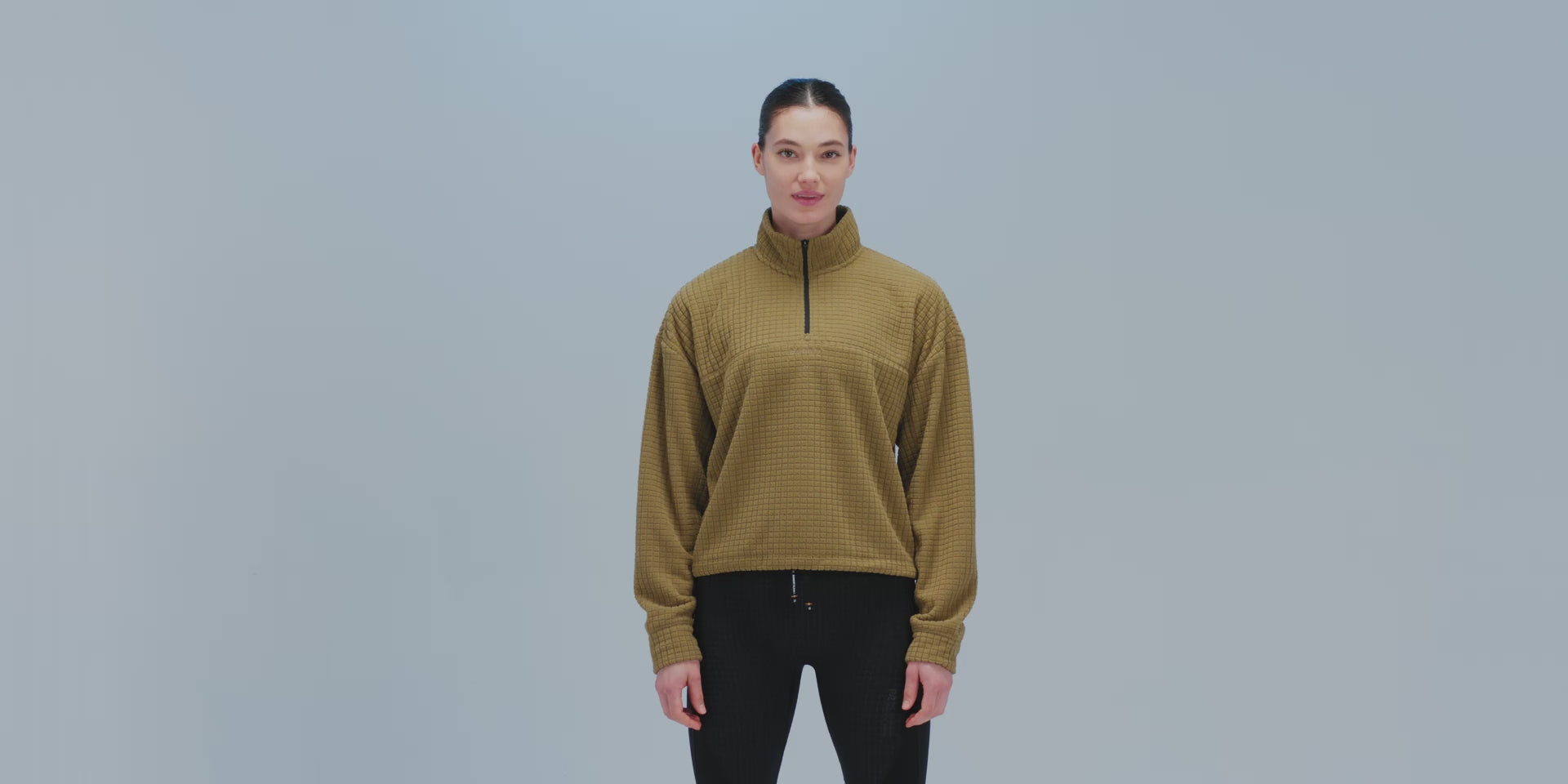 Women's MacroSoft™ Quarter Zip - Antique Brass