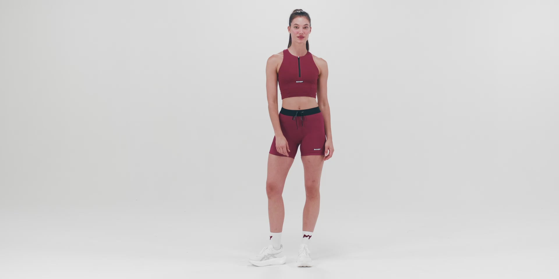 Gridlock™ Zip Front Race Crop - Berry