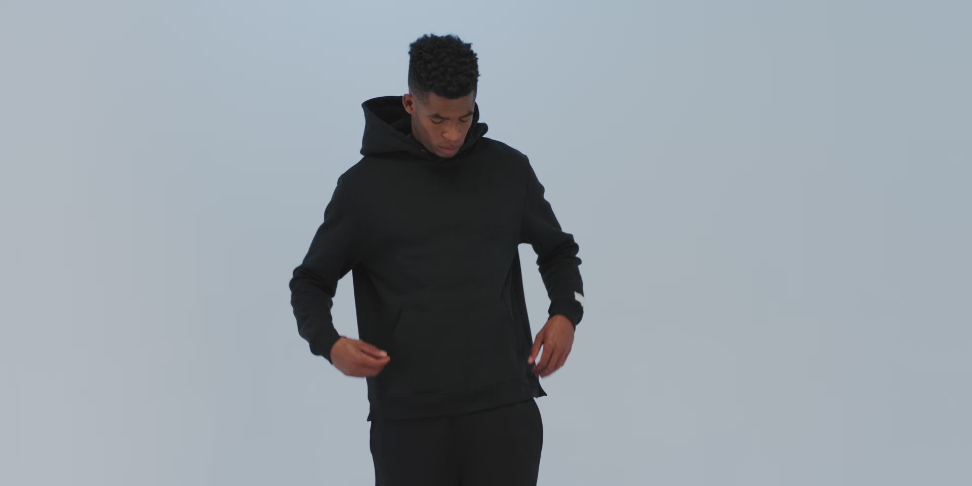 Thumbnail of Melted Bandit Embroidered Hoodie - Black