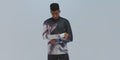 Thumbnail of Men's AuraGrid™ Mockneck Long Sleeve - Haze Multi