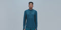 Thumbnail of Men's AuraGrid™ Mockneck Long Sleeve - Storm