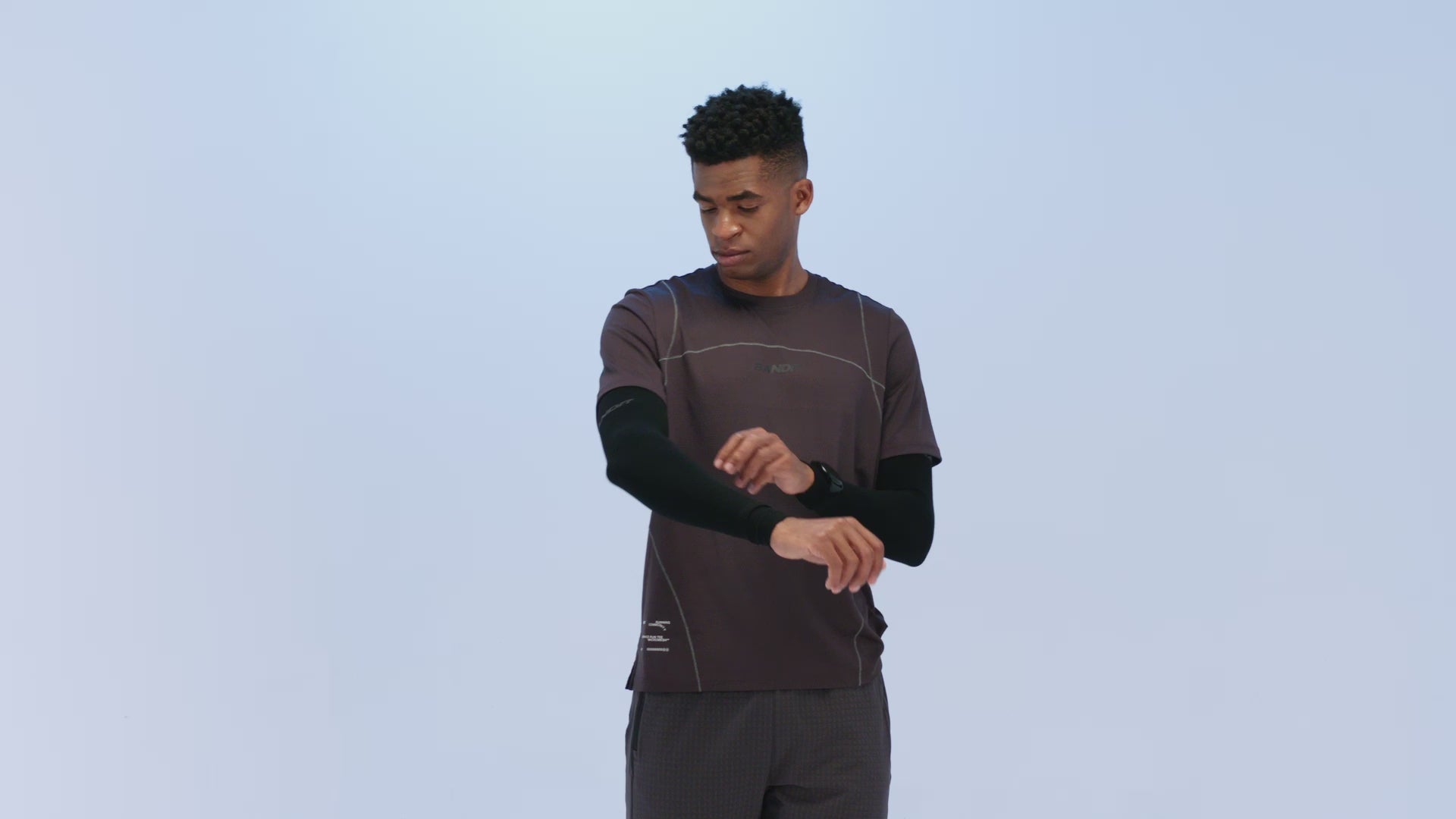 Men's AuraGrid™ Mockneck Long Sleeve - Haze Multi