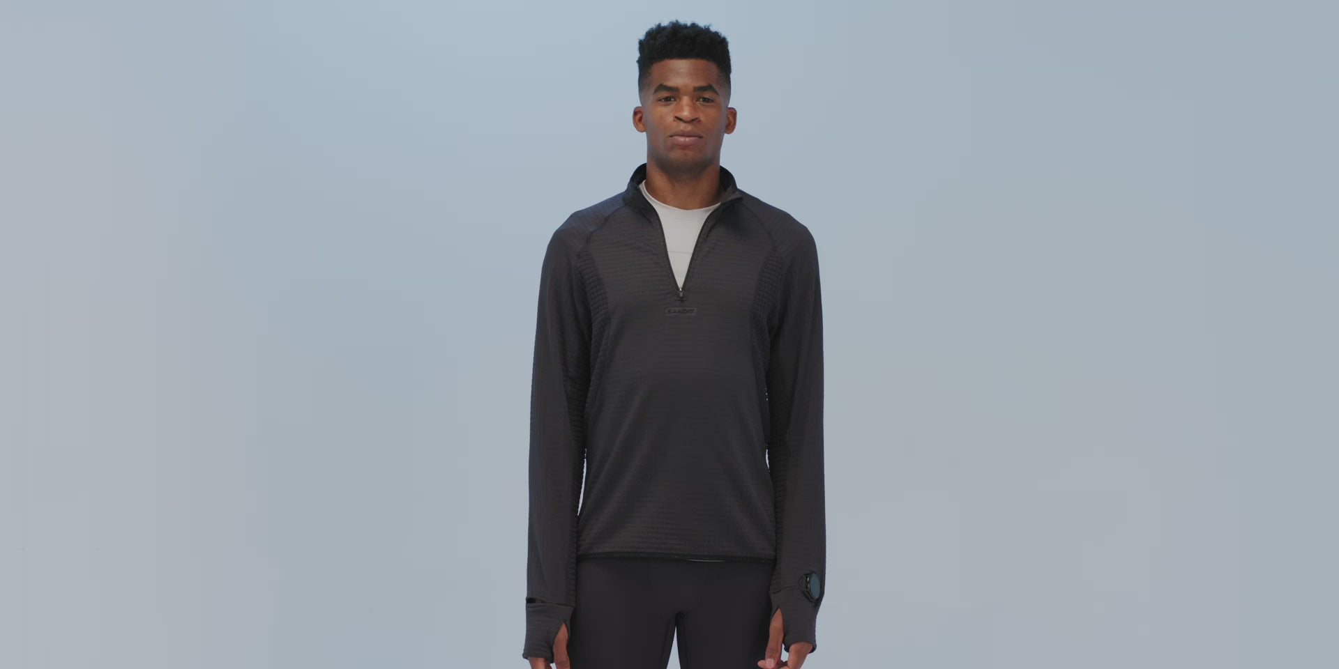Thumbnail of Men's CaldoGrid™ Cold Weather Quarter Zip - Shadow