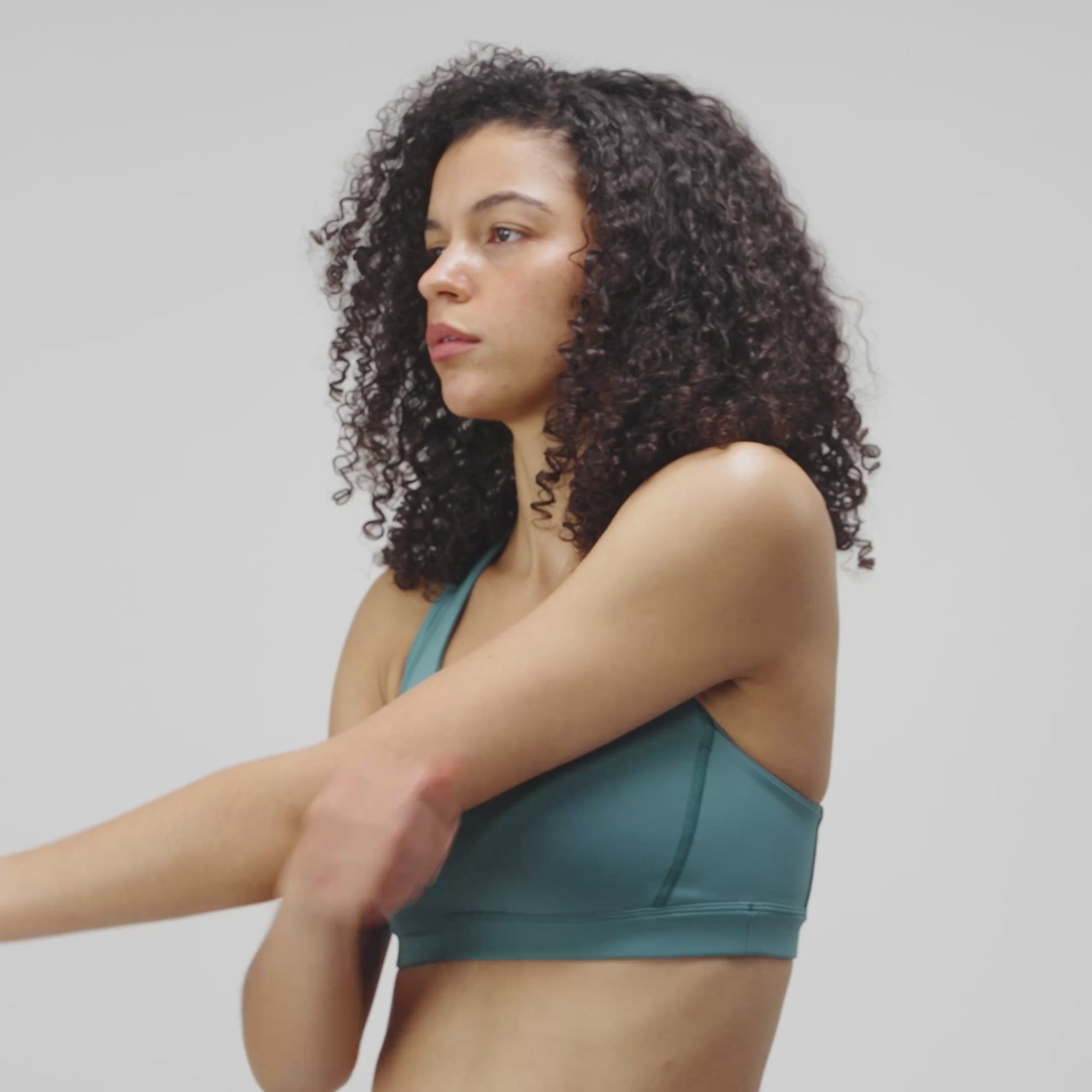 Stamina™ Scoop Neck Run Bra - Gulfstream