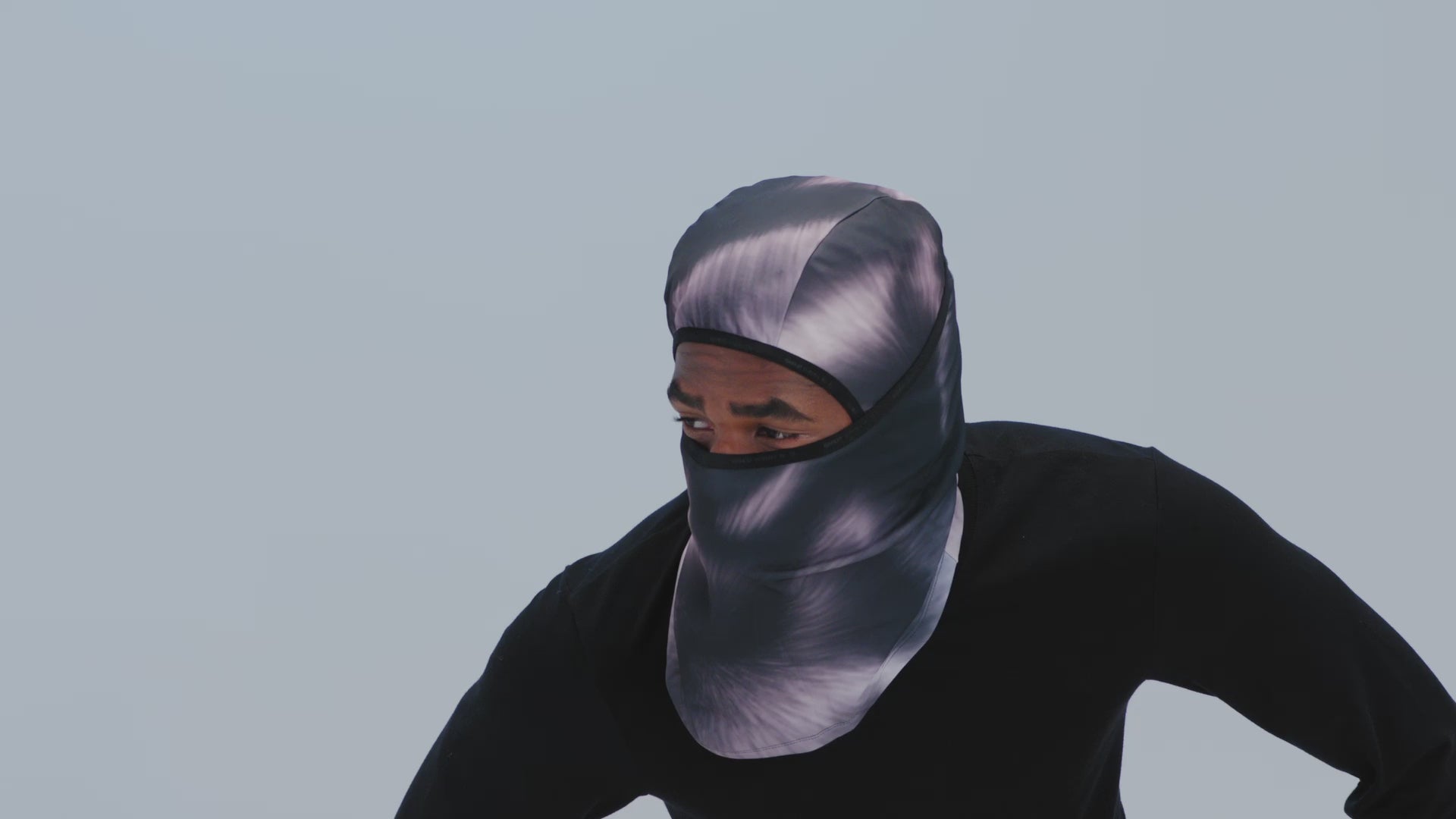 Balaclava with Pony Tail Window - Haze Multi